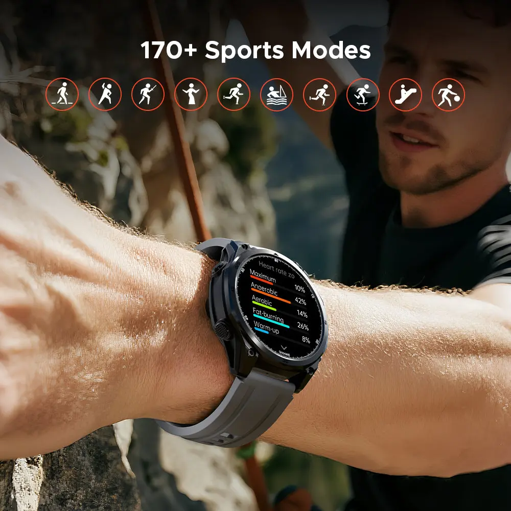 DOOGEE Anywise W1 Pro Waterproof Sport Smartwatch - Image 4