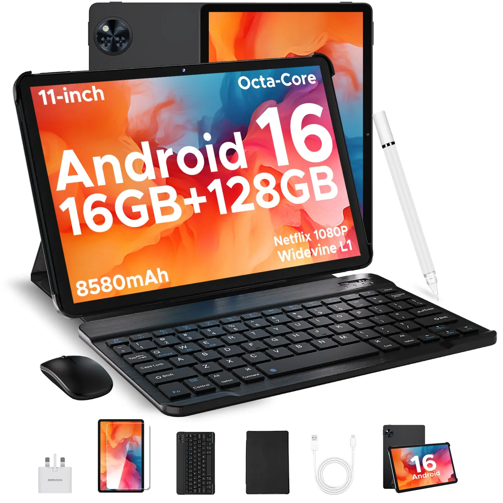 DOOGEE U11  Android 16 11 inch HD IPS Display 8580mAh Tablet - Image 12