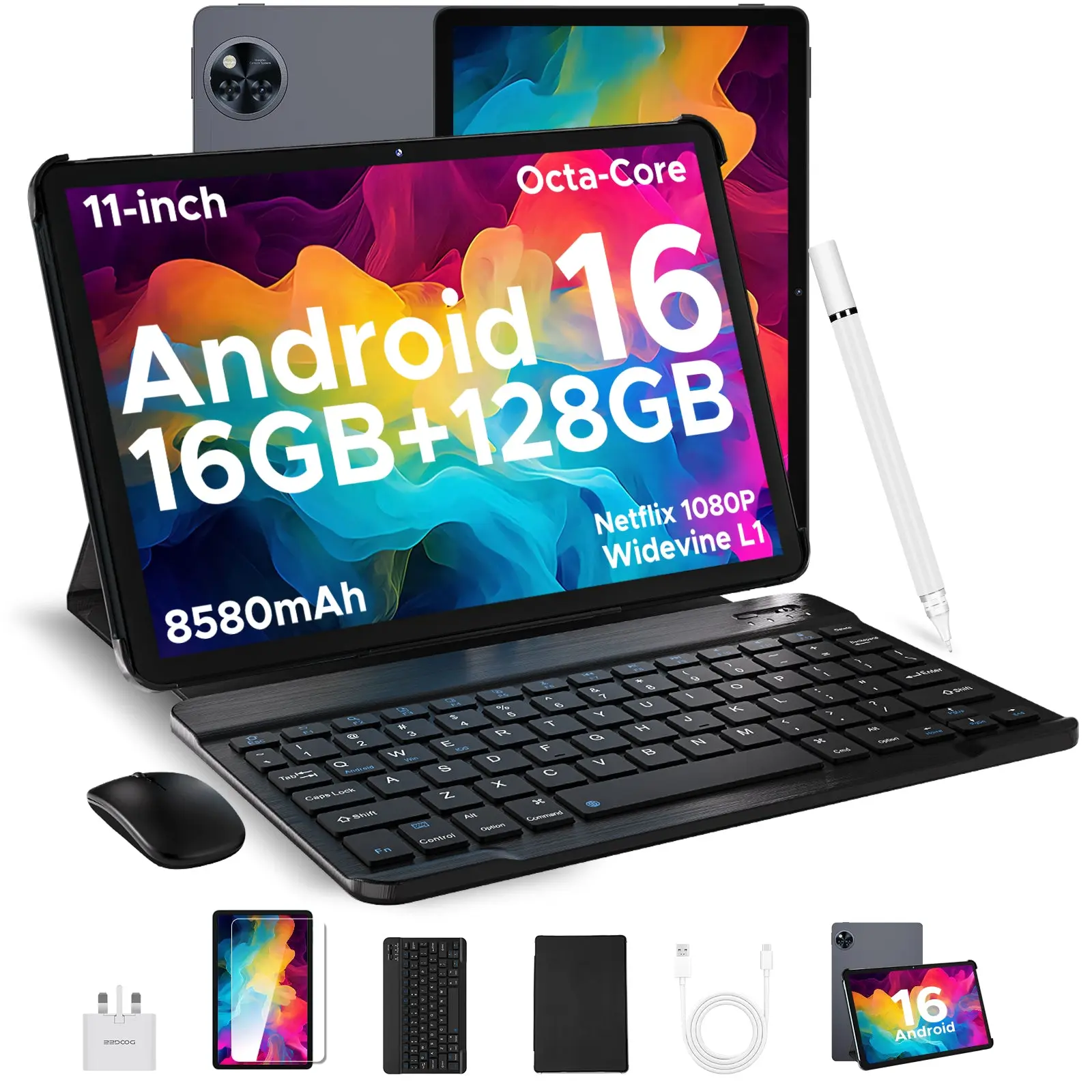 DOOGEE U11  Android 16 11 inch HD IPS Display 8580mAh Tablet - Image 13